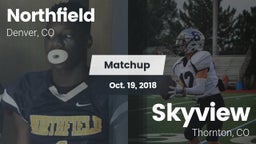 Matchup: Northfield High Scho vs. Skyview  2018