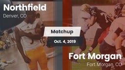 Matchup: Northfield High Scho vs. Fort Morgan  2019