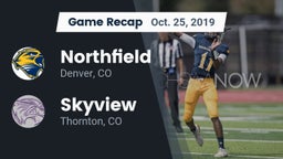 Recap: Northfield  vs. Skyview  2019