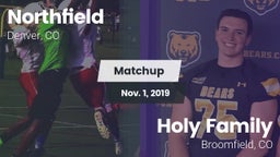 Matchup: Northfield High Scho vs. Holy Family  2019