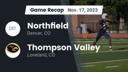Recap: Northfield  vs. Thompson Valley  2023