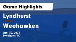 Lyndhurst  vs Weehawken  Game Highlights - Jan. 30, 2023