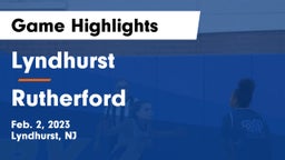 Lyndhurst  vs Rutherford  Game Highlights - Feb. 2, 2023