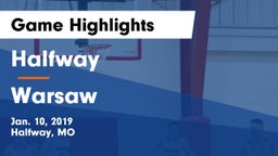 Halfway  vs Warsaw Game Highlights - Jan. 10, 2019
