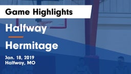 Halfway  vs Hermitage Game Highlights - Jan. 18, 2019