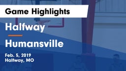 Halfway  vs Humansville Game Highlights - Feb. 5, 2019
