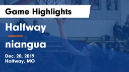 Halfway  vs niangua Game Highlights - Dec. 20, 2019