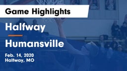 Halfway  vs Humansville Game Highlights - Feb. 14, 2020