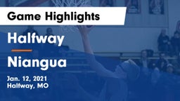 Halfway  vs Niangua Game Highlights - Jan. 12, 2021