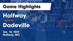 Halfway  vs Dadeville Game Highlights - Jan. 18, 2022