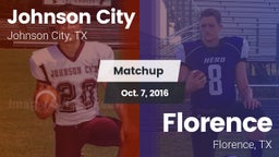 Matchup: Johnson City vs. Florence  2016