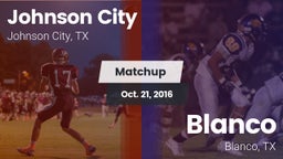 Matchup: Johnson City vs. Blanco  2016