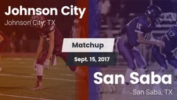 Matchup: Johnson City vs. San Saba  2017