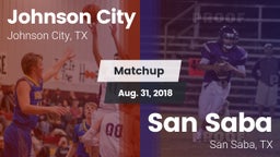 Matchup: Johnson City vs. San Saba  2018