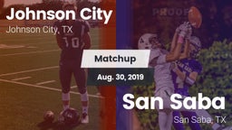 Matchup: Johnson City vs. San Saba  2019