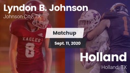 Matchup: Johnson City vs. Holland  2020