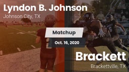 Matchup: Johnson City vs. Brackett  2020