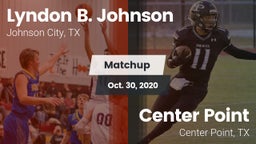 Matchup: Johnson City vs. Center Point  2020