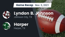 Recap: Lyndon B. Johnson  vs. Harper  2021