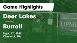 Deer Lakes  vs Burrell  Game Highlights - Sept. 17, 2019
