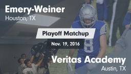 Matchup: Emery-Weiner vs. Veritas Academy  2016