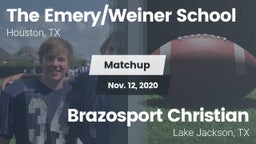 Matchup: Emery  vs. Brazosport Christian  2020