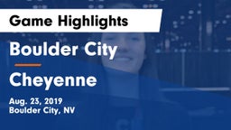 Boulder City  vs Cheyenne Game Highlights - Aug. 23, 2019