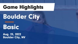 Boulder City  vs Basic  Game Highlights - Aug. 25, 2022