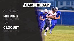 Recap: Hibbing  vs. Cloquet  2015