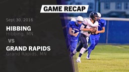 Recap: Hibbing  vs. Grand Rapids  2016