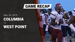 Recap: Columbia  vs. West Point  2015