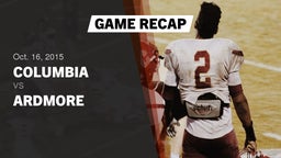 Recap: Columbia  vs. Ardmore  2015