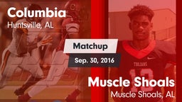Matchup: Columbia vs. Muscle Shoals  2016