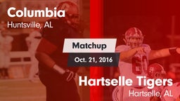 Matchup: Columbia vs. Hartselle Tigers 2016