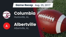 Recap: Columbia  vs. Albertville  2017