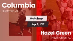 Matchup: Columbia vs. Hazel Green  2017