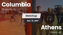 Matchup: Columbia vs. Athens  2017