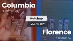 Matchup: Columbia vs. Florence  2017