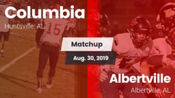 Matchup: Columbia vs. Albertville  2019