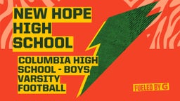 Columbia football highlights New Hope High School