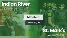Matchup: Indian River vs. St. Mark's  2017