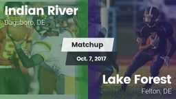 Matchup: Indian River vs. Lake Forest  2017