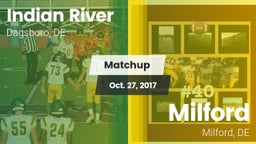 Matchup: Indian River vs. Milford  2017