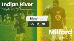 Matchup: Indian River vs. Milford  2018