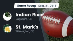 Recap: Indian River  vs. St. Mark's  2018