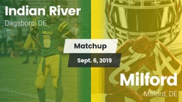 Matchup: Indian River vs. Milford  2019