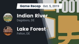 Recap: Indian River  vs. Lake Forest  2019