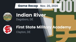 Recap: Indian River  vs. First State Military Academy 2020