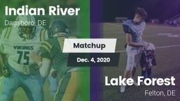 Matchup: Indian River vs. Lake Forest  2020