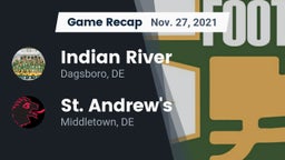 Recap: Indian River  vs. St. Andrew's  2021